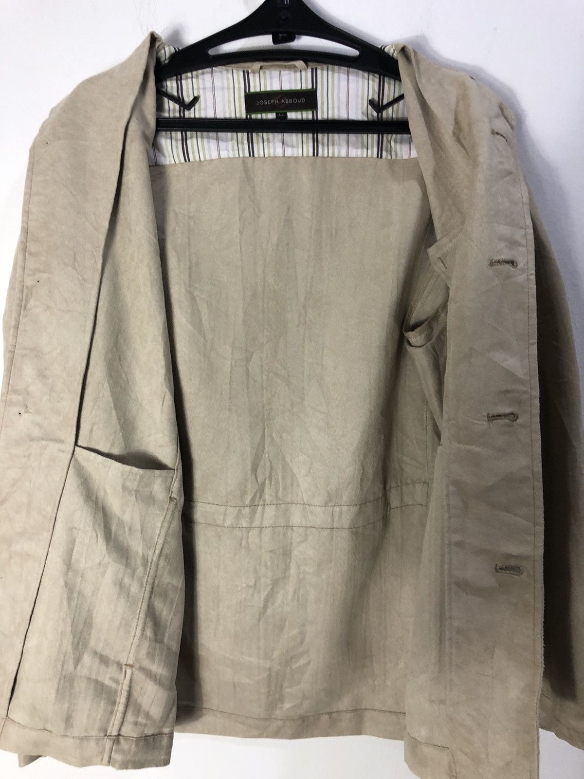 Designer × Joseph Abboud × Vintage Joseph Abboud suede button up jacket Size US XL / EU 56 / 4 - 2 Thumbnail