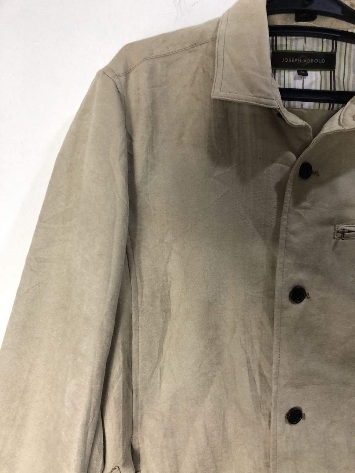 Designer × Joseph Abboud × Vintage Joseph Abboud suede button up jacket Size US XL / EU 56 / 4 - 7 Thumbnail