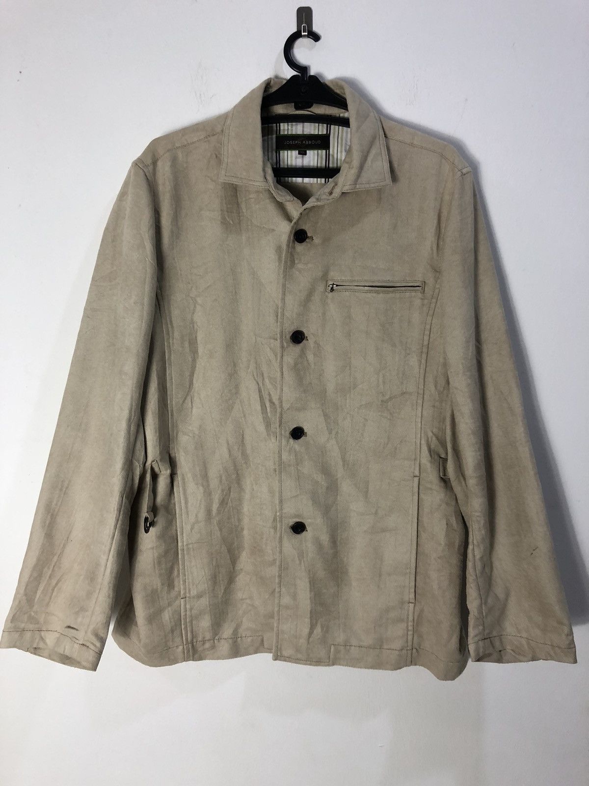 Designer × Joseph Abboud × Vintage Joseph Abboud suede button up jacket Size US XL / EU 56 / 4 - 1 Thumbnail