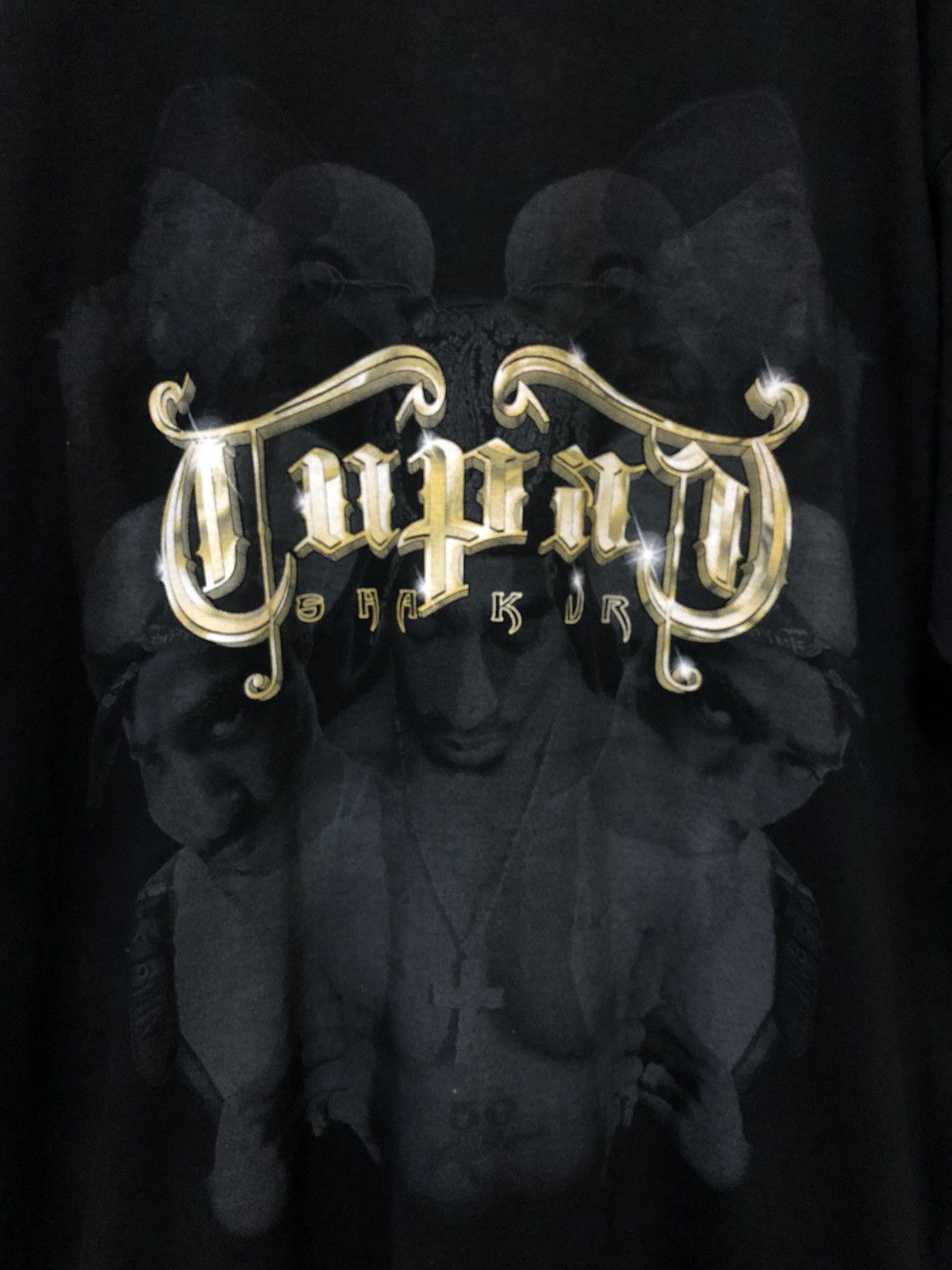 Rap Tees × Vintage Vintage Tupac Shakur Rapper T Shirt Size US XXL / EU 58 / 5 - 2 Thumbnail