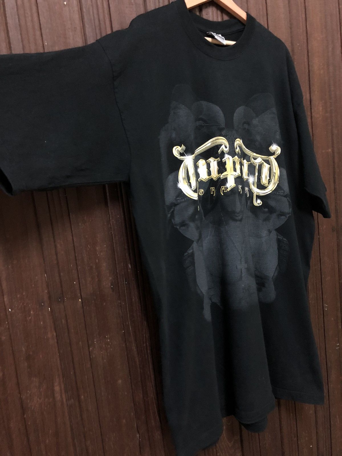 Rap Tees × Vintage Vintage Tupac Shakur Rapper T Shirt Size US XXL / EU 58 / 5 - 4 Thumbnail