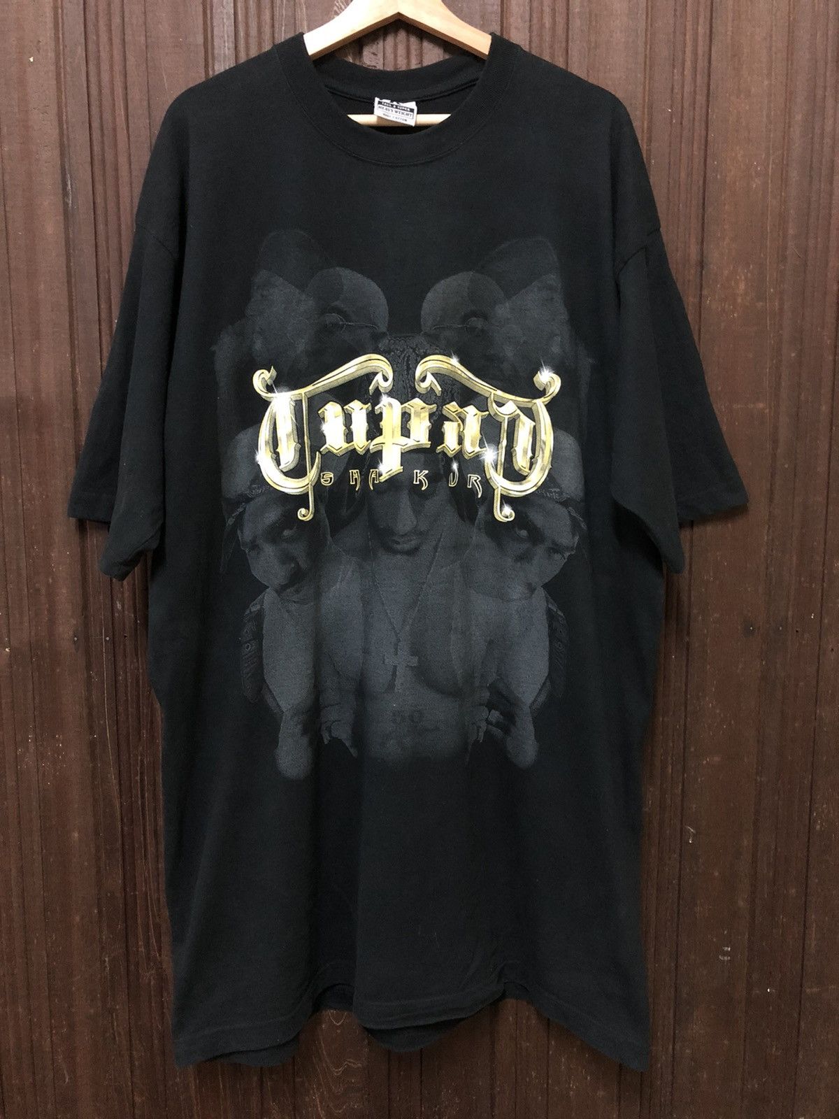 Rap Tees × Vintage Vintage Tupac Shakur Rapper T Shirt Size US XXL / EU 58 / 5 - 1 Thumbnail