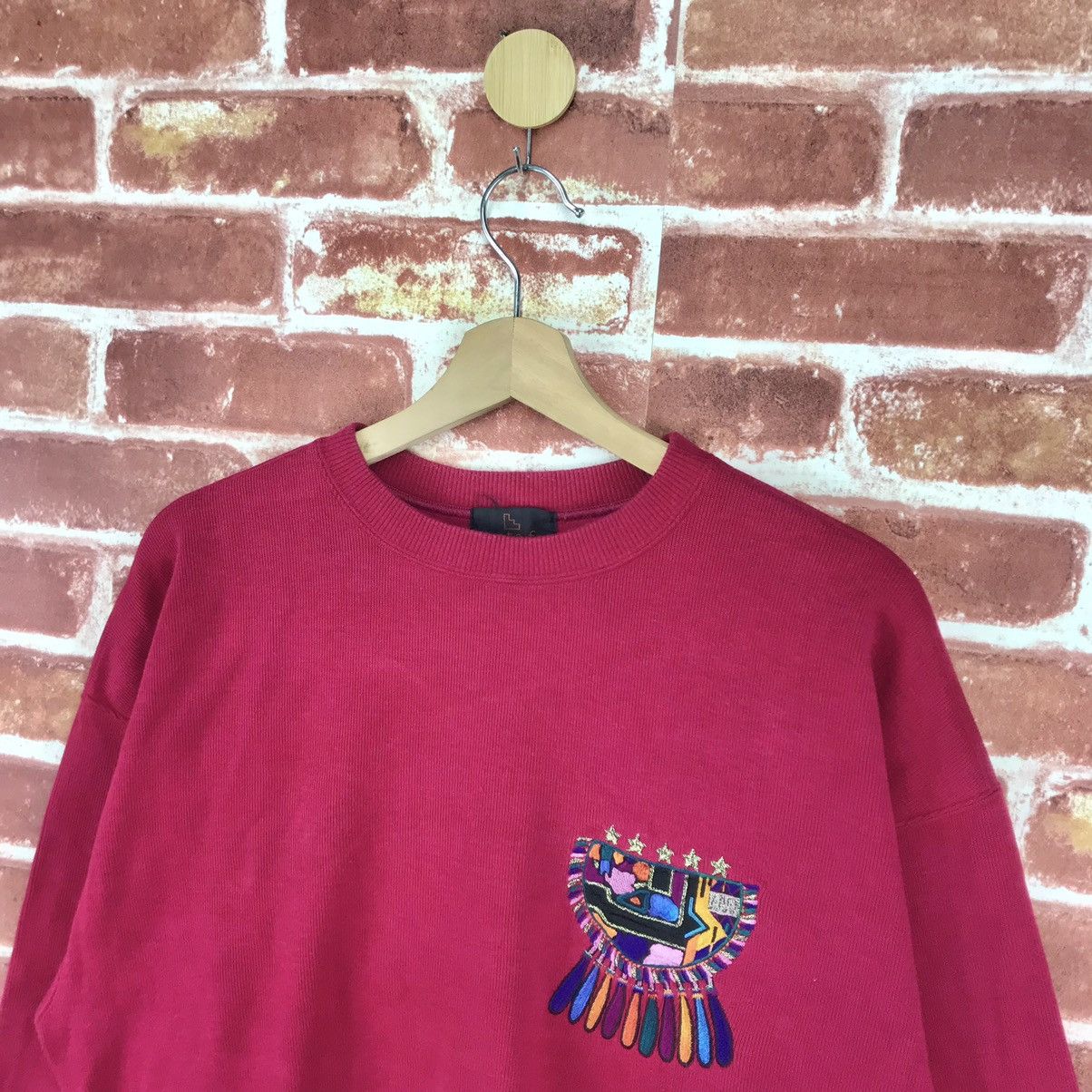 Designer × Vintage Santa Fe Embroiderey Logo Sweatshirt Size US M / EU 48-50 / 2 - 6 Thumbnail