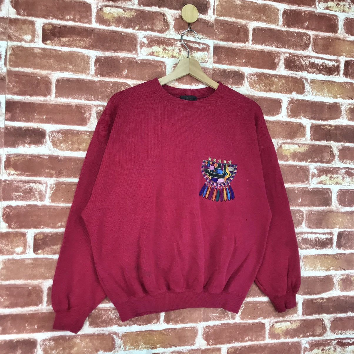 Designer × Vintage Santa Fe Embroiderey Logo Sweatshirt Size US M / EU 48-50 / 2 - 5 Thumbnail