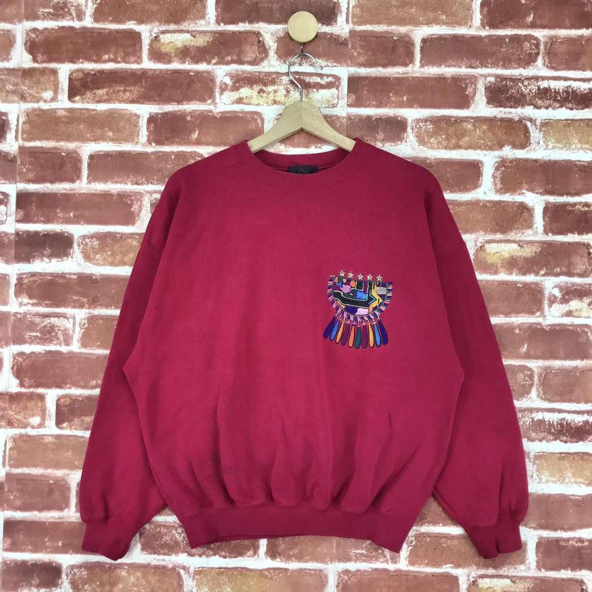 Designer × Vintage Santa Fe Embroiderey Logo Sweatshirt Size US M / EU 48-50 / 2 - 2 Thumbnail