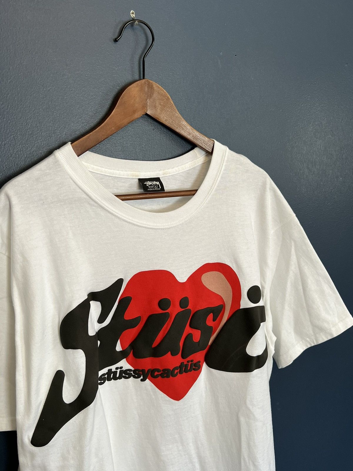 Cactus Plant Flea Market × Stussy Stussy x CPFM Heart T Shirt Tee 