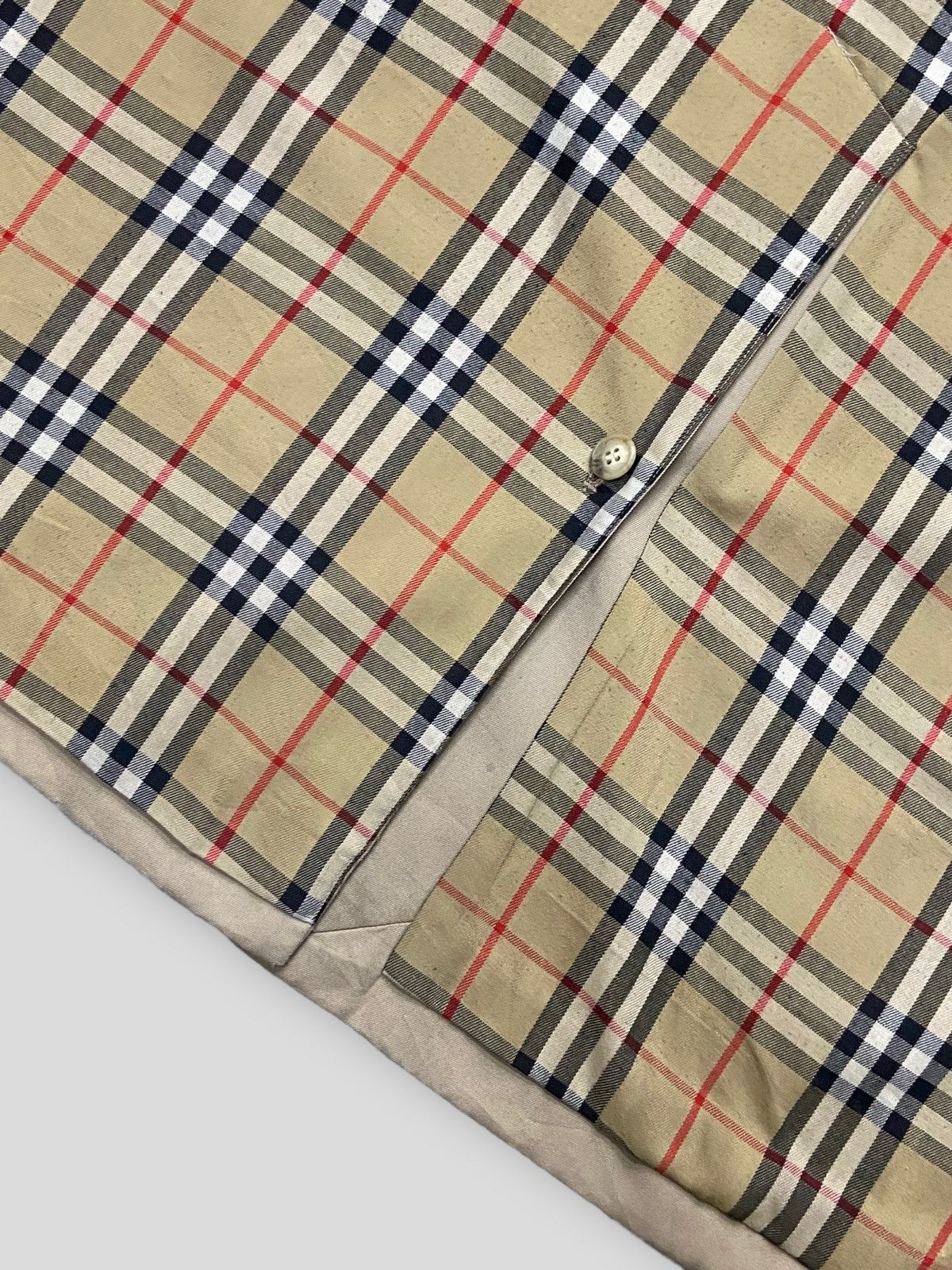 Burberry × Vintage Vintage Burberrys Nova Check Trench Coat Long Jacket Size US S / EU 44-46 / 1 - 9 Thumbnail