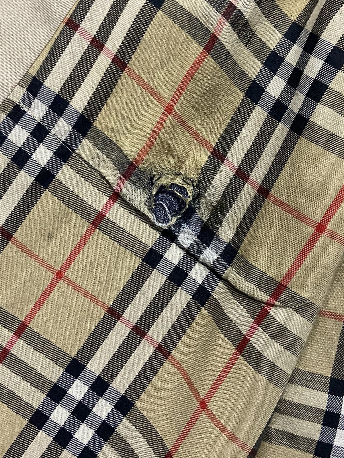 Burberry × Vintage Vintage Burberrys Nova Check Trench Coat Long Jacket Size US S / EU 44-46 / 1 - 10 Thumbnail