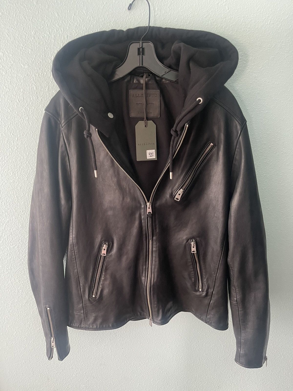 AllSaints hardwood leather jacket Sz. XL