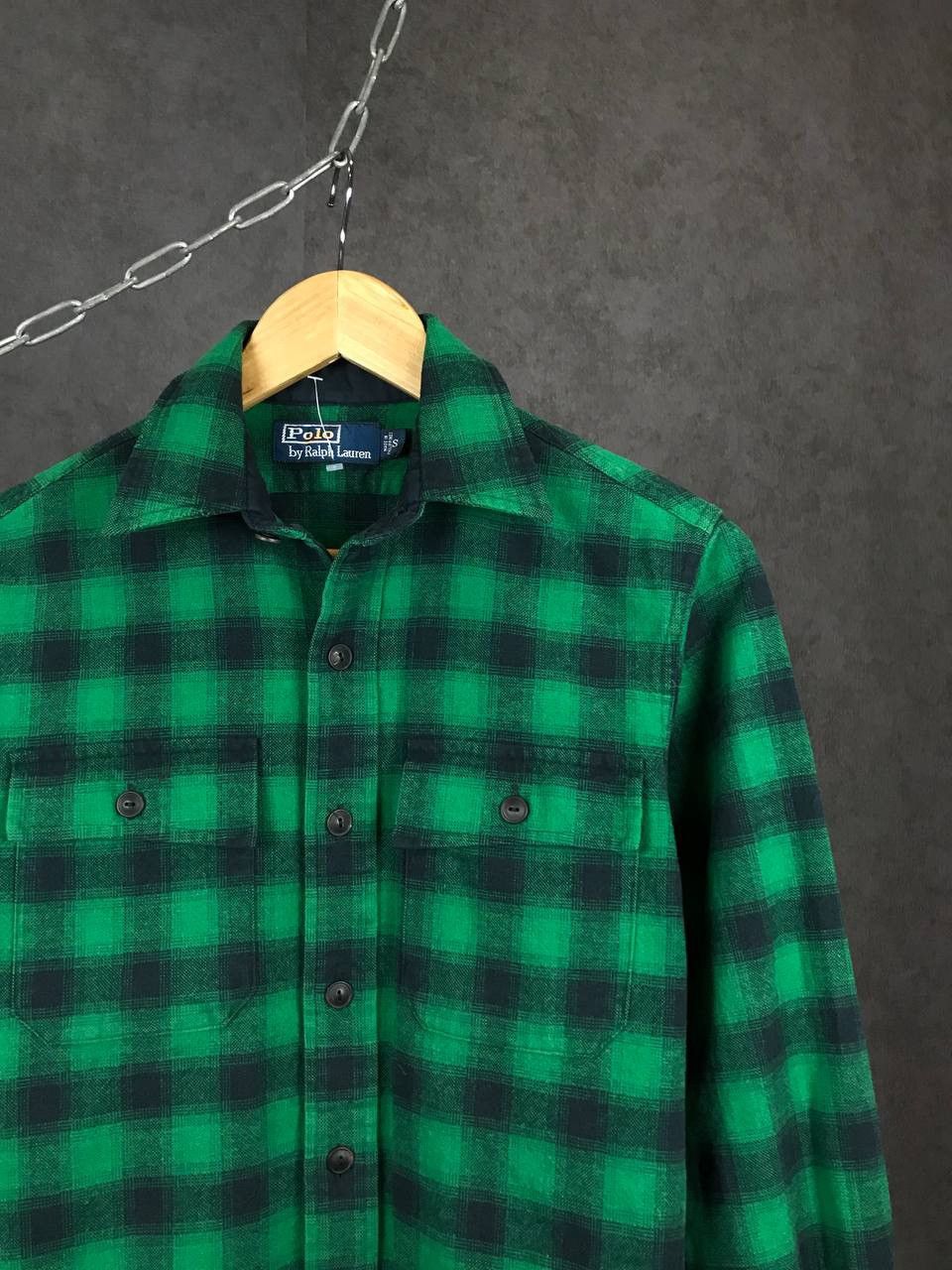 Vintage Polo Ralph Lauren vintage luxury streetwear flannel shirt Size US S / EU 44-46 / 1 - 2 Thumbnail