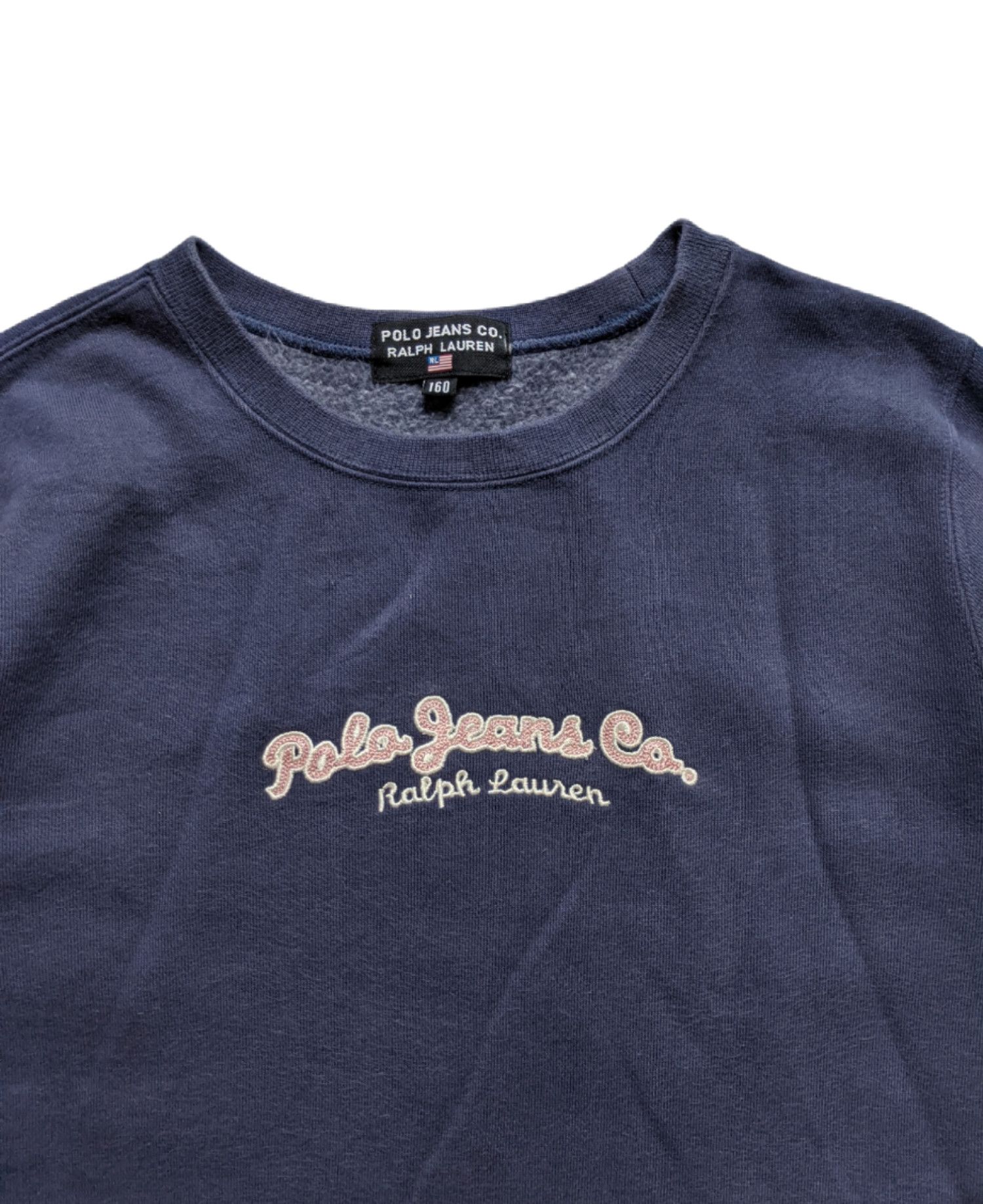 Polo Ralph Lauren × Vintage Polo Jeans Co. Ralph Lauren Embroidered Logo Sweatshirt Size M / US 6-8 / IT 42-44 - 2 Thumbnail