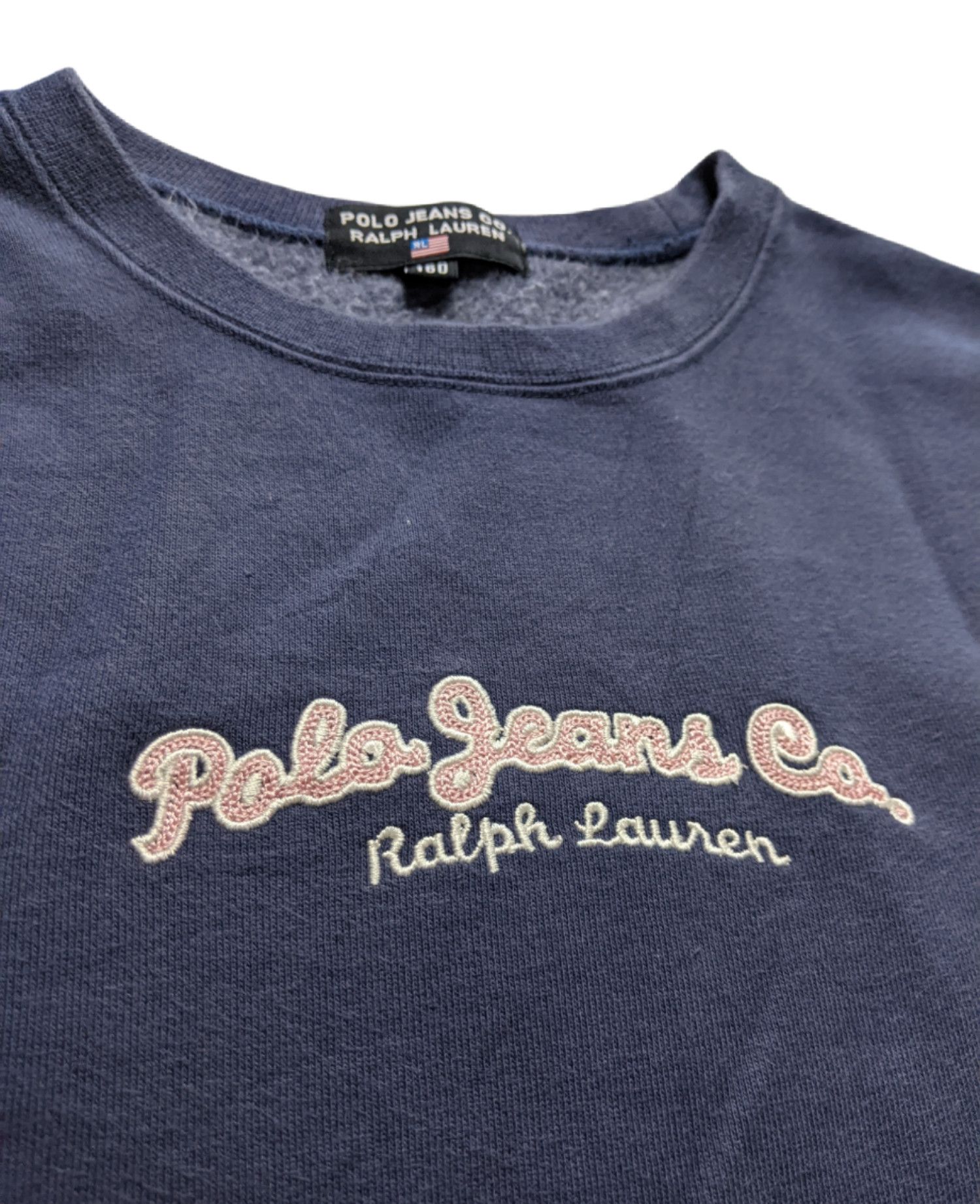 Polo Ralph Lauren × Vintage Polo Jeans Co. Ralph Lauren Embroidered Logo Sweatshirt Size M / US 6-8 / IT 42-44 - 3 Thumbnail