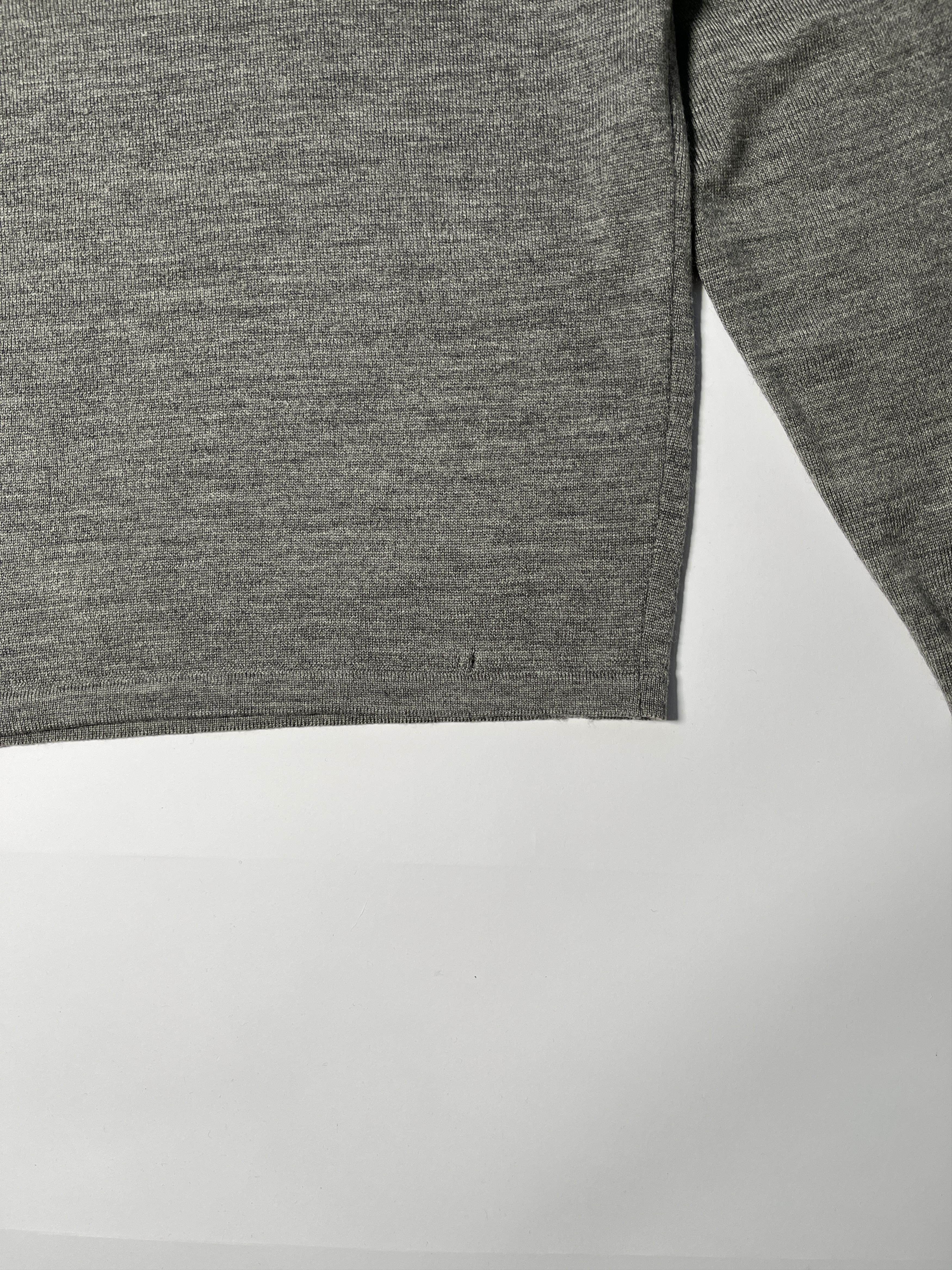 Jil Sander ⚡️QUICK SALE⚡️Jil Sander Grey V-neck Knit Sweater Size US M / EU 48-50 / 2 - 6 Thumbnail