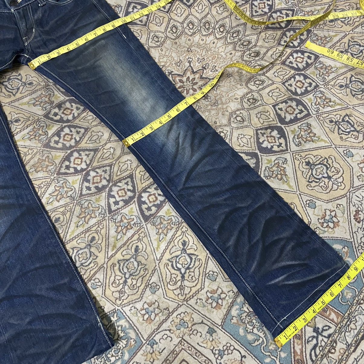 Murder License Murder License Waxed Denim Flare Jeans Honeycomb Size US 29 - 21 Thumbnail