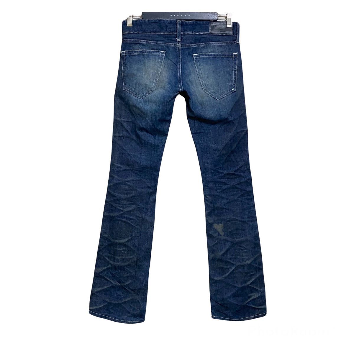 Murder License Murder License Waxed Denim Flare Jeans Honeycomb Size US 29 - 2 Thumbnail