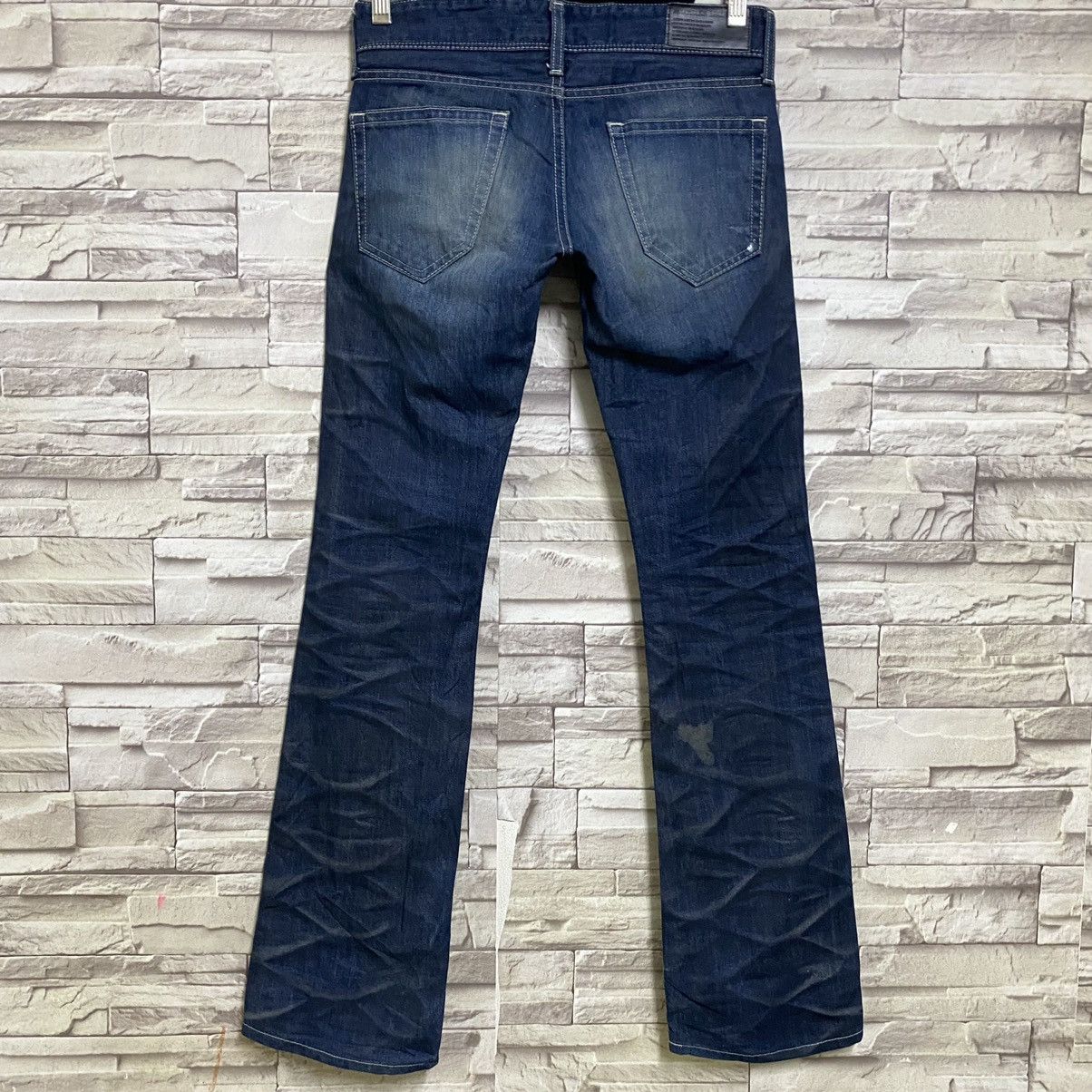 Murder License Murder License Waxed Denim Flare Jeans Honeycomb Size US 29 - 9 Thumbnail
