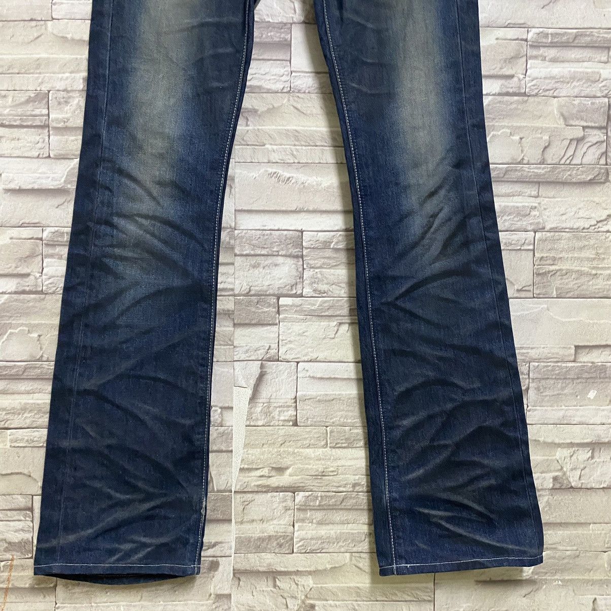 Murder License Murder License Waxed Denim Flare Jeans Honeycomb Size US 29 - 5 Thumbnail
