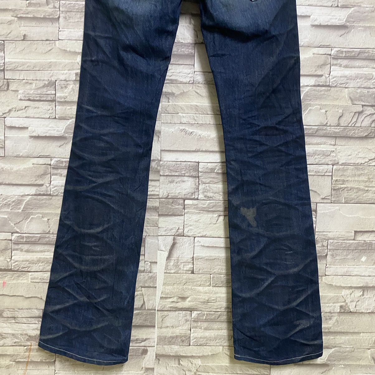 Murder License Murder License Waxed Denim Flare Jeans Honeycomb Size US 29 - 11 Thumbnail
