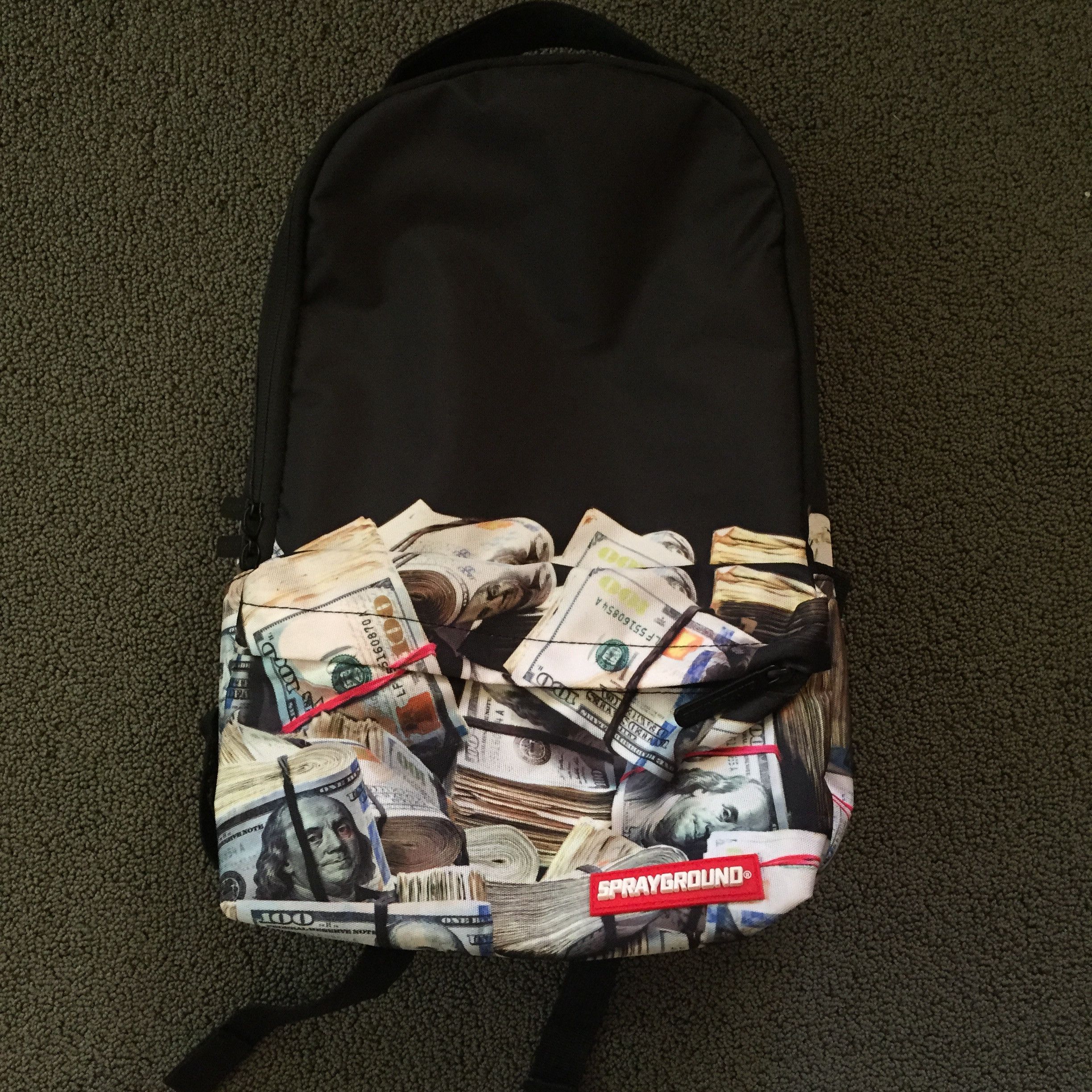 Sprayground Hundred Dollar Bills Backpack Grailed