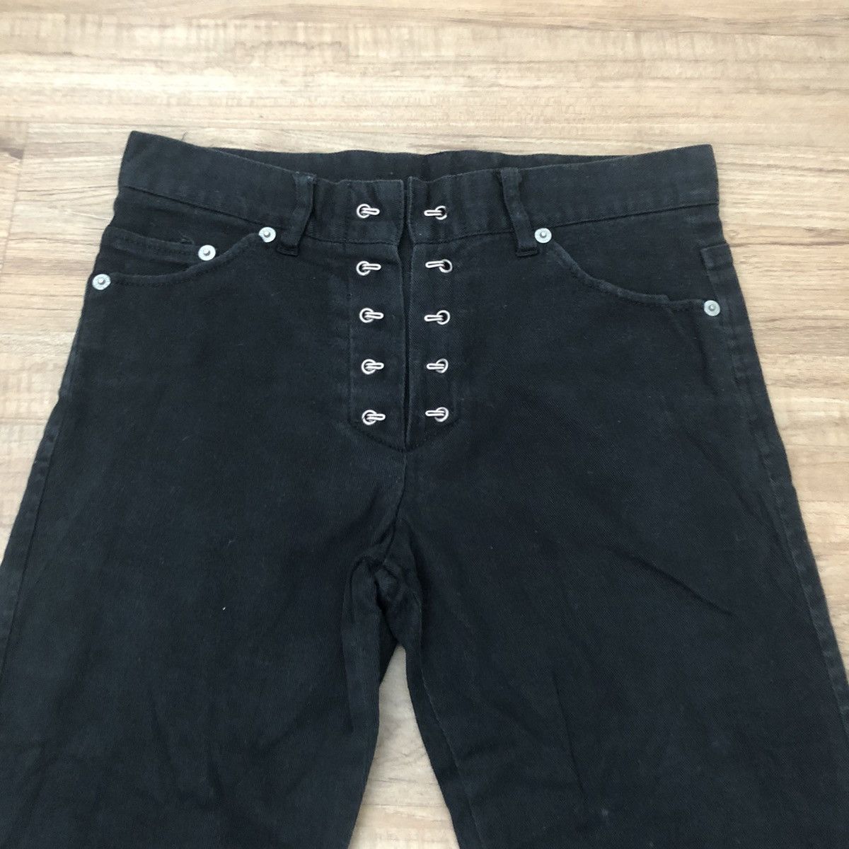 Jean Paul Gaultier Jean Paul Gaultier Femme Black Jeans Size 28" / US 6 / IT 42 - 2 Thumbnail