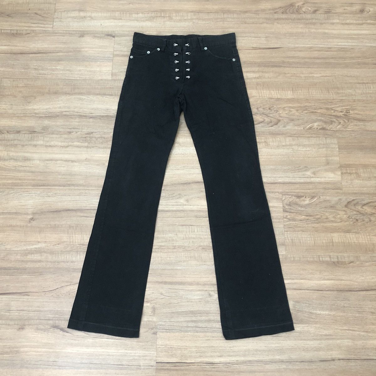 Jean Paul Gaultier Jean Paul Gaultier Femme Black Jeans Size 28" / US 6 / IT 42 - 1 Thumbnail
