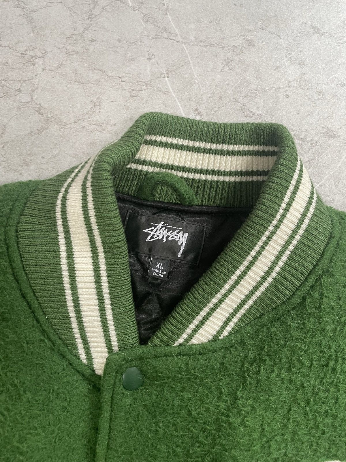 Stussy Casentino wool varsity jacket XL | Grailed