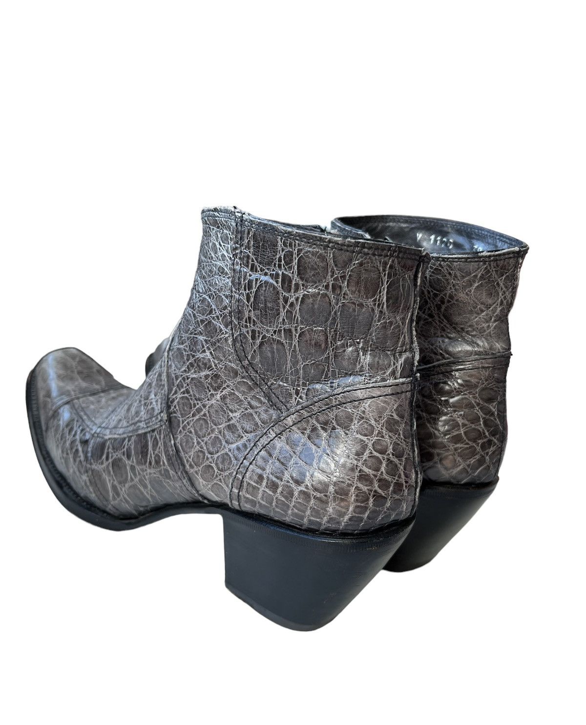 Gianni Barbato × Leather Gianni Barbato Designer Python Leather Cowboy Handmade Boots Size US 6 / EU 39 - 6 Thumbnail