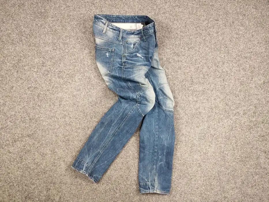 G-Star Vintage G Star Raw 5620 3d Low Tapered blue Denim Jeans Size US 30 / EU 46 - 7 Thumbnail
