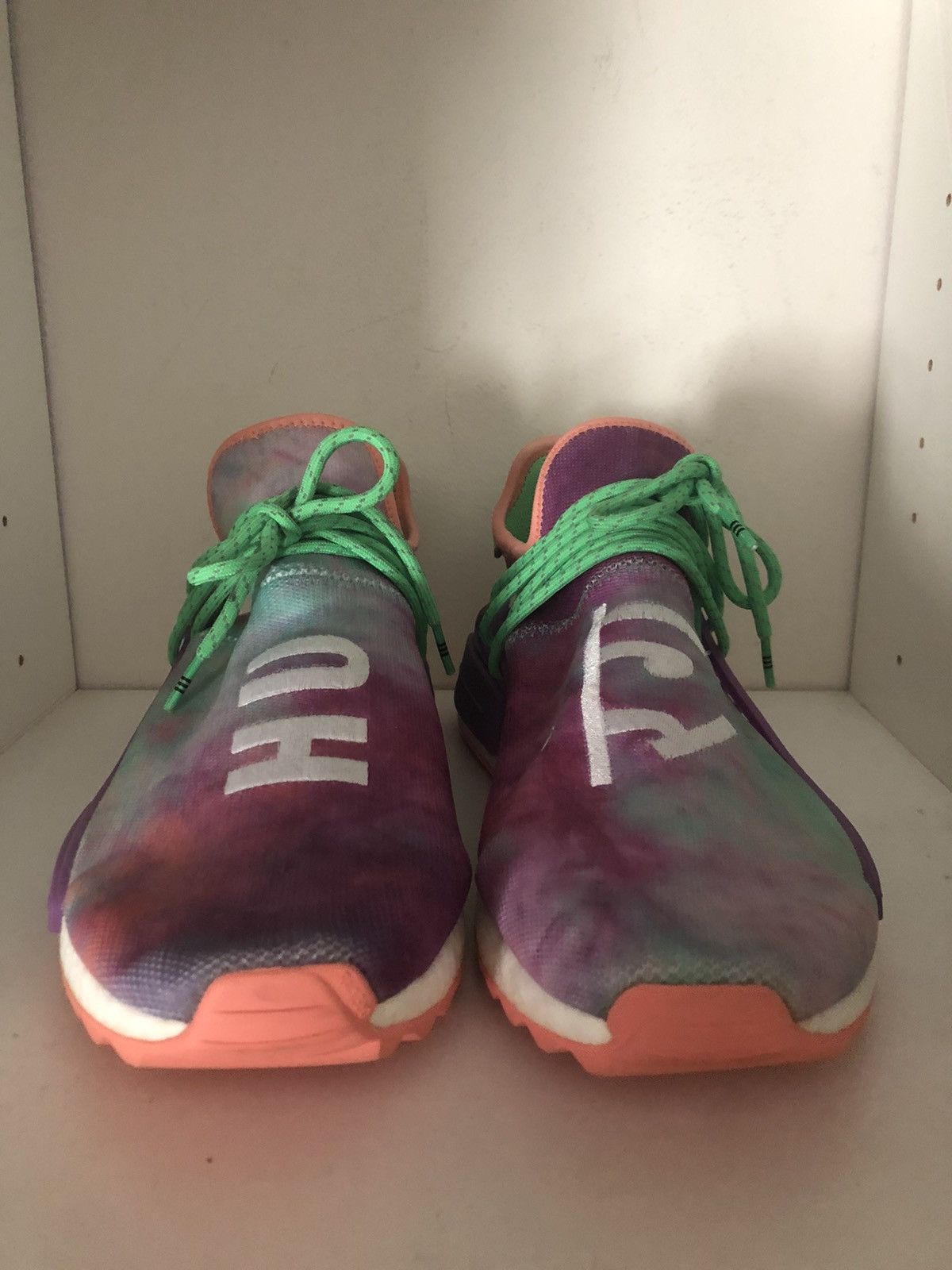 Adidas Pharrell Human Race Trail Holi Festival Chalk Coral Grailed