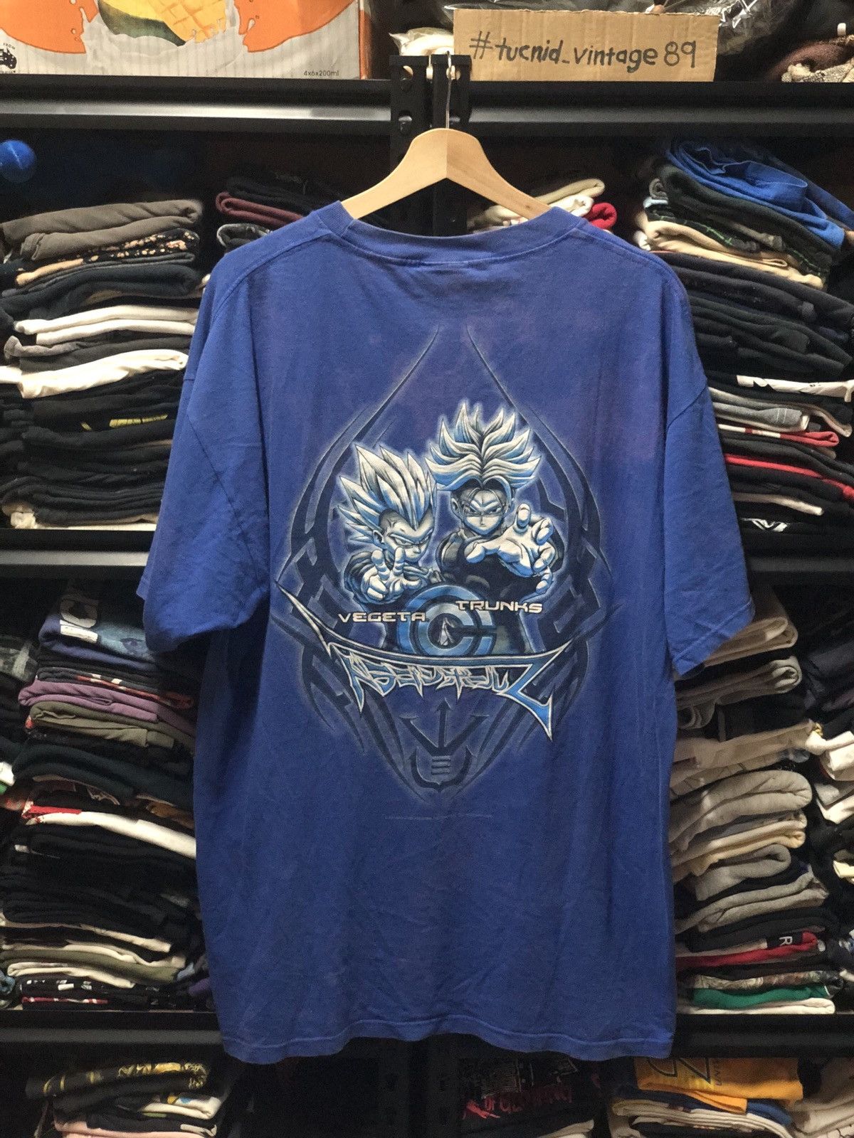 Anime × Vintage Rare!! Vintage 2001 Dragonball Z Vegeta & Trunks Tshirt Size US XL / EU 56 / 4 - 1 Thumbnail