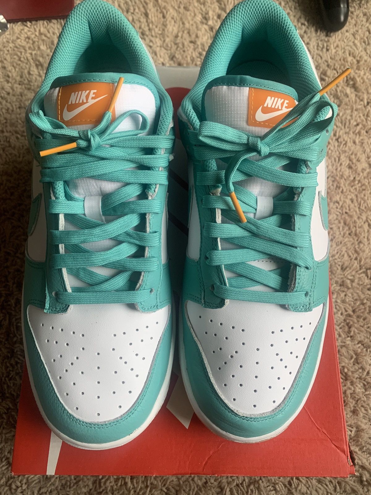 Nike Nike Dunk Low Teal Zeal (M) 10.5 / (W) 12 Size US 10.5 / EU 43-44 - 1 Thumbnail