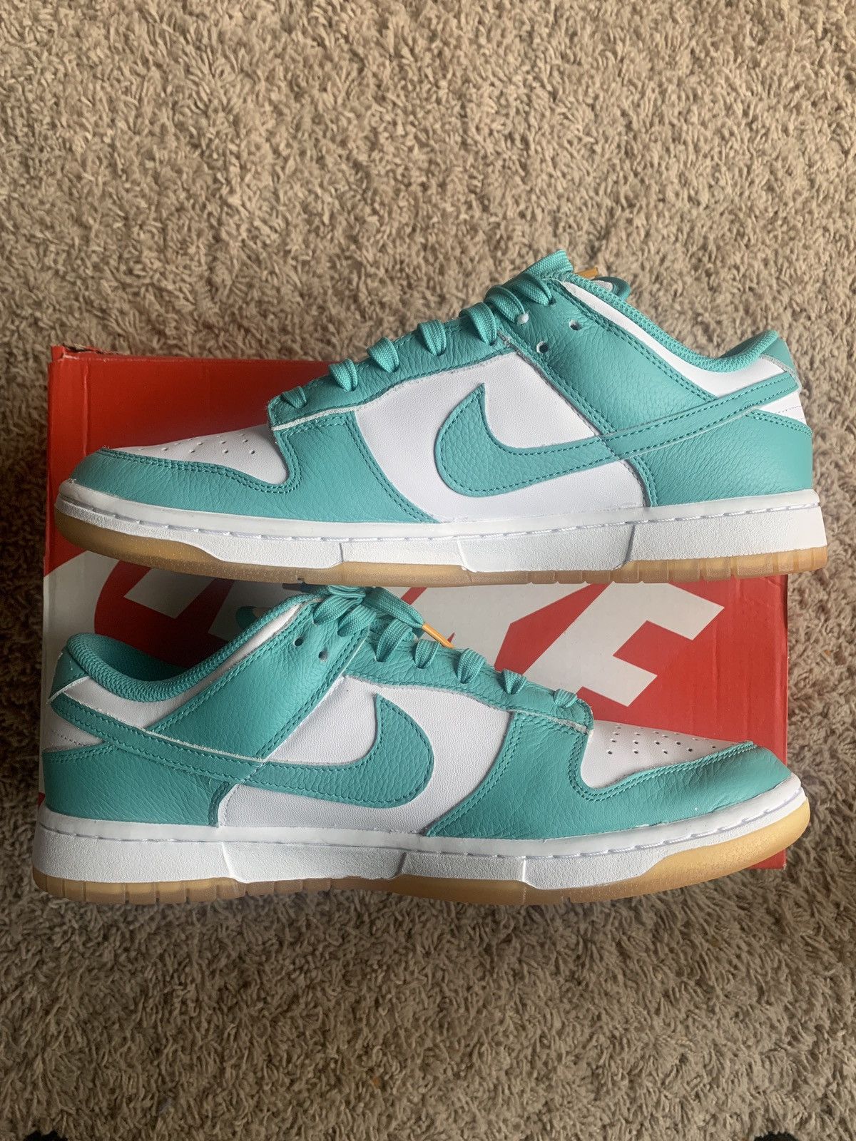 Nike Nike Dunk Low Teal Zeal (M) 10.5 / (W) 12 Size US 10.5 / EU 43-44 - 4 Thumbnail