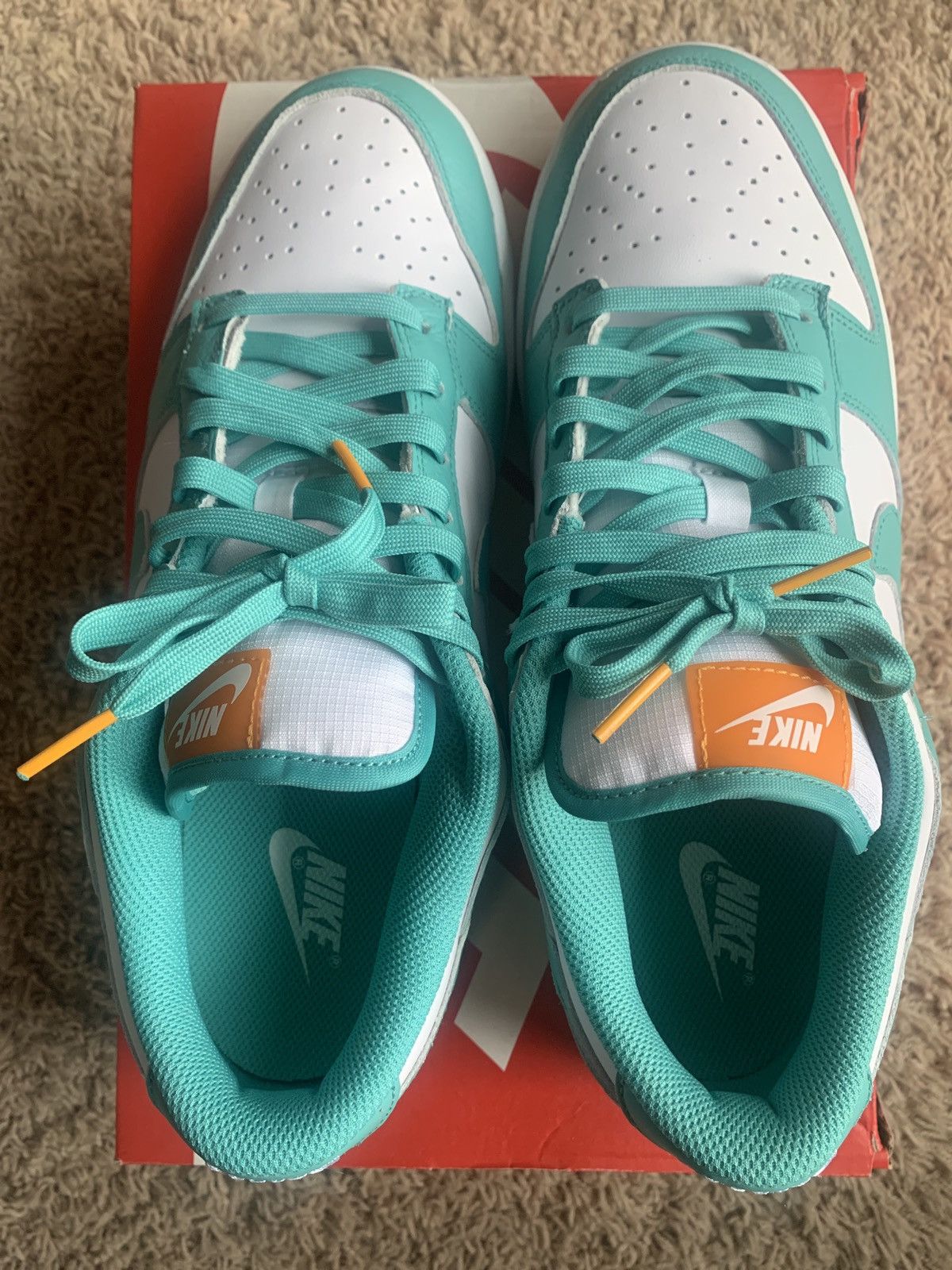 Nike Nike Dunk Low Teal Zeal (M) 10.5 / (W) 12 Size US 10.5 / EU 43-44 - 2 Thumbnail