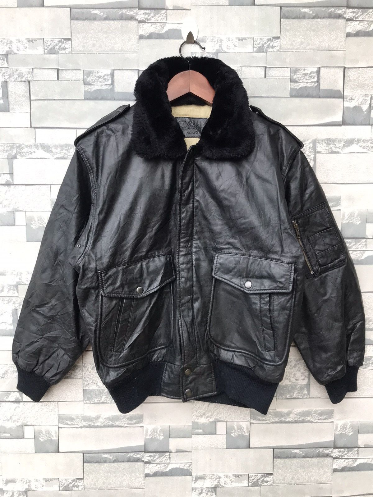 Vintage Japanese Leather Jacket | Grailed