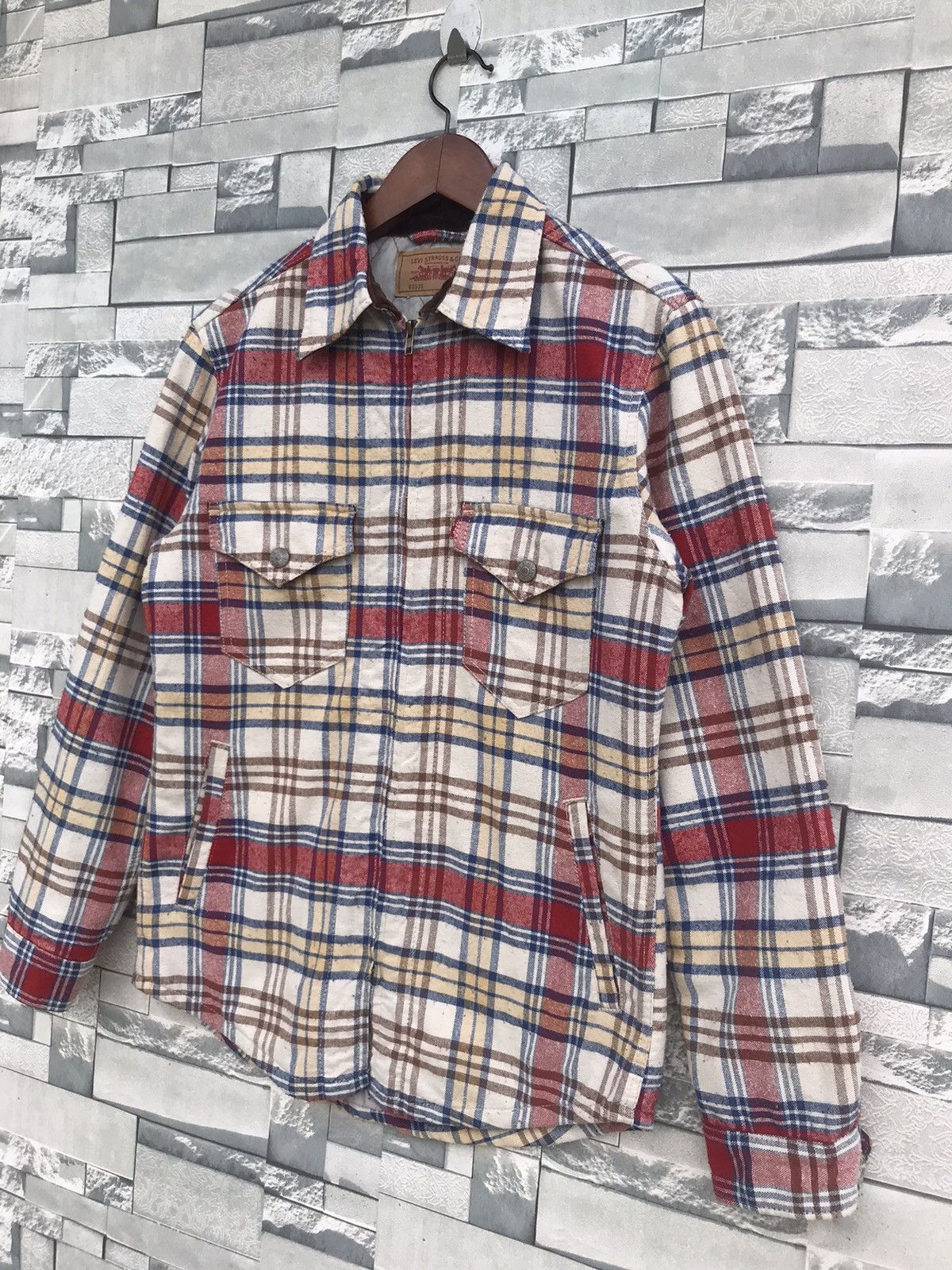 Levi's × Levi's Vintage Clothing × Vintage Vintage Levis Flannel Jacket Size US M / EU 48-50 / 2 - 6 Thumbnail