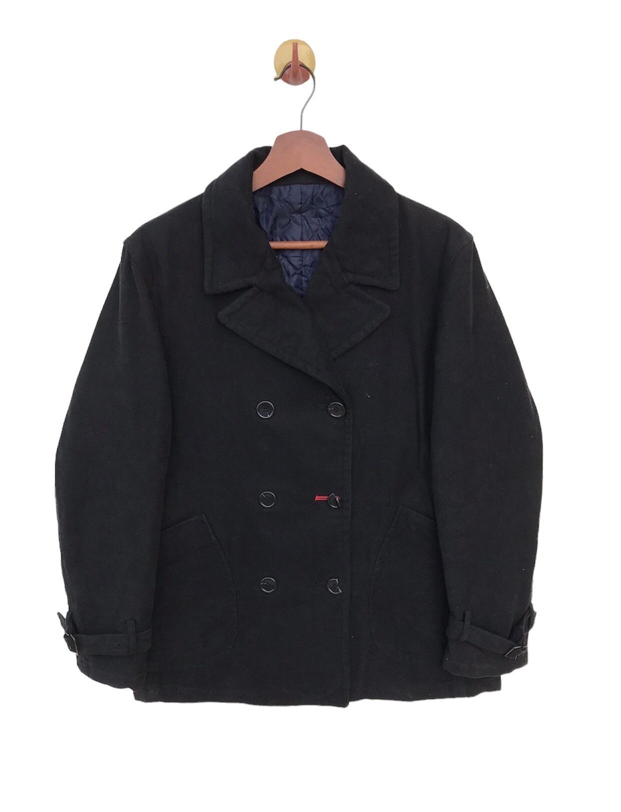 PPFM PPFM Double Breasted Wool Peacoat Jacket Size US S / EU 44-46 / 1 - 1 Thumbnail