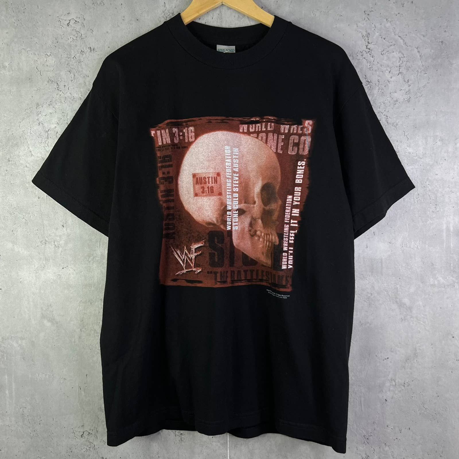Vintage × WWE × WWF Vintage WWF Stone Cold Steve Austin 3:16 Skull Tee Size US L / EU 52-54 / 3 - 1 Thumbnail