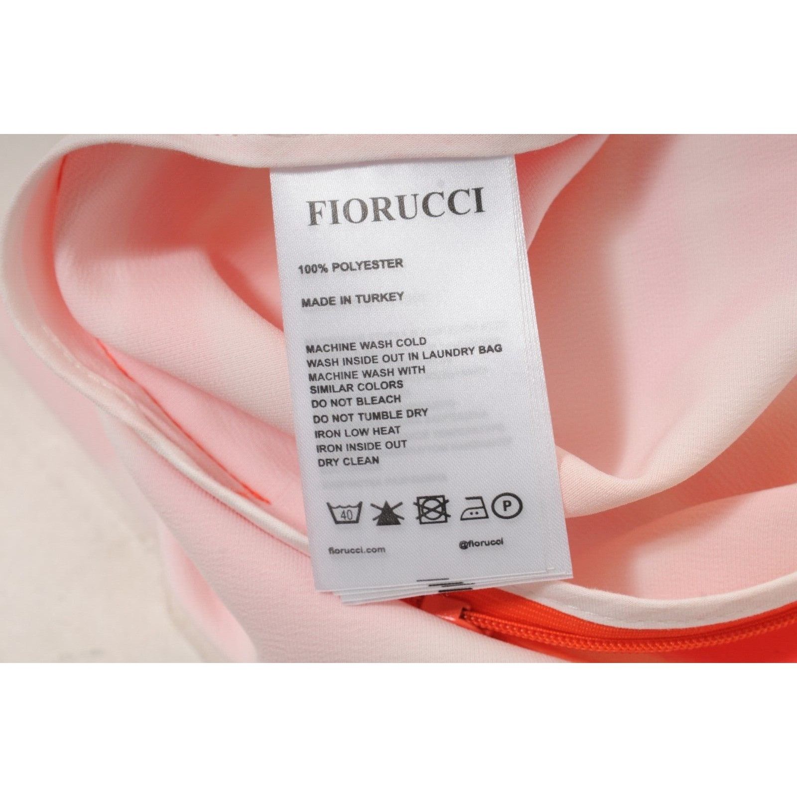 Fiorucci Orange Red Pink Desert Heat Mini Dress Size M / US 6-8 / IT 42-44 - 15 Thumbnail
