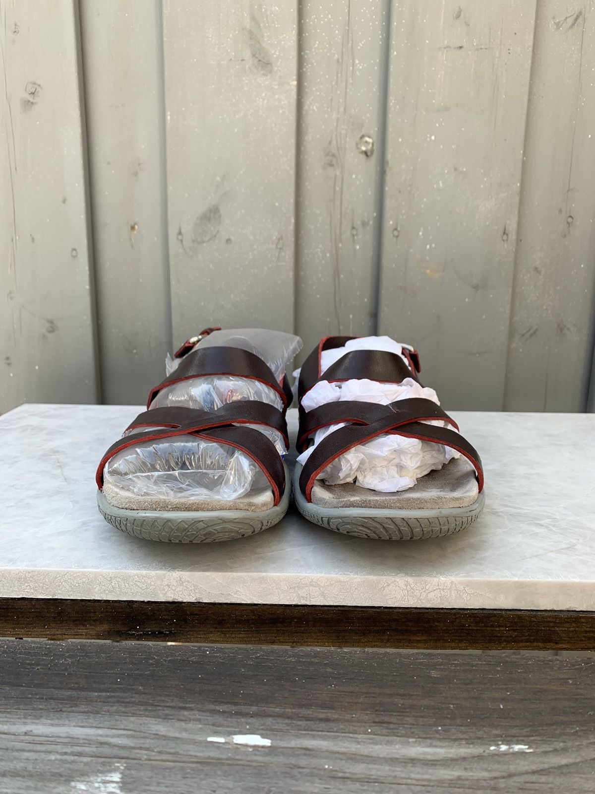 Prada × Vintage Vintage Prada Sandals Vintage Linea Rossa Sport Strap 90s Size US 6 / IT 36 - 7 Thumbnail