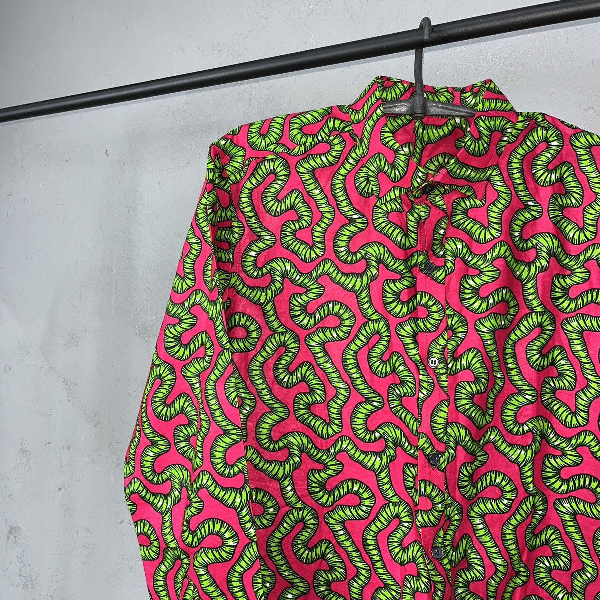 Vintage 90s ACID TRIP VISUALS MONOGRAM AWESOME ARCHIVE SHIRT - 1154 Size US L / EU 52-54 / 3 - 3 Thumbnail