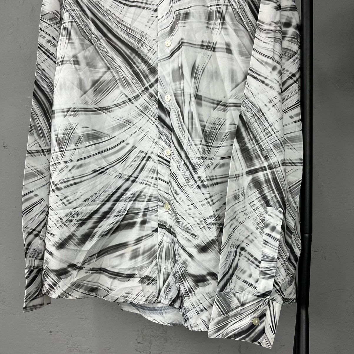 Vintage URU MADE IN ITALY VISUALS SHIRT 1990s Size US L / EU 52-54 / 3 - 3 Thumbnail