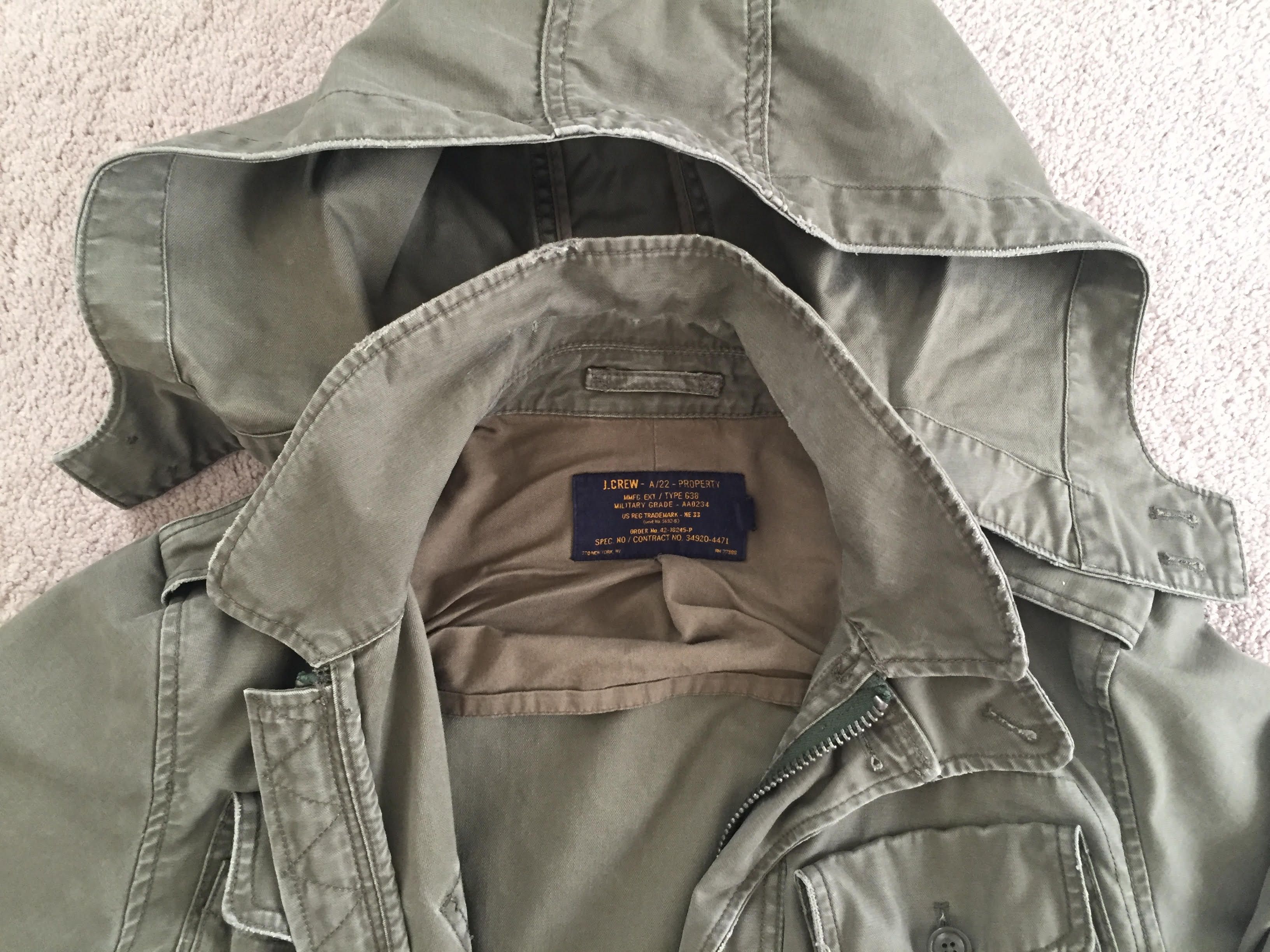 j crew garrison fatigue jacket