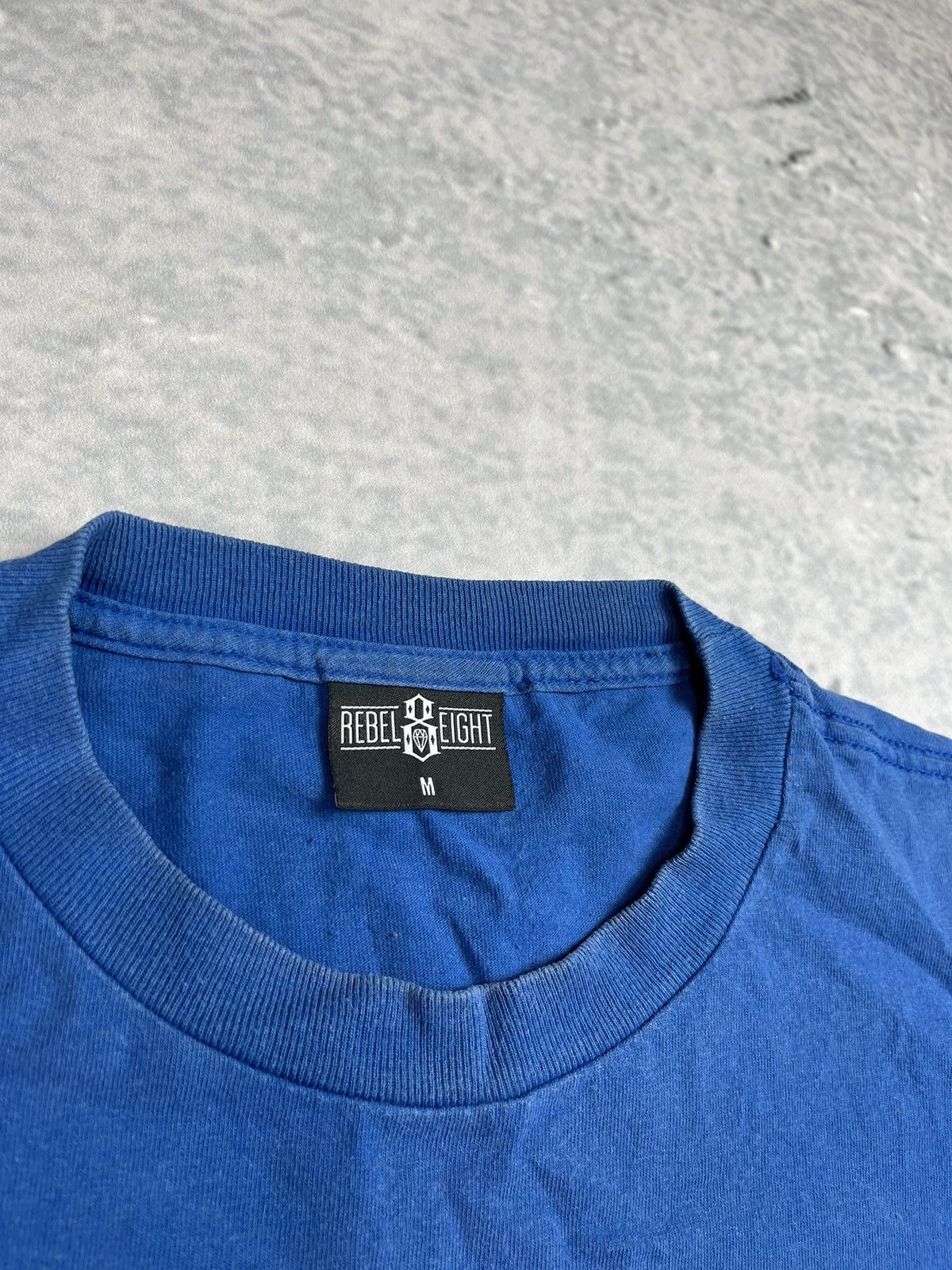 Vintage Rebel Eight 8 skate t shirt vintage tee big logo Size US M / EU 48-50 / 2 - 6 Thumbnail