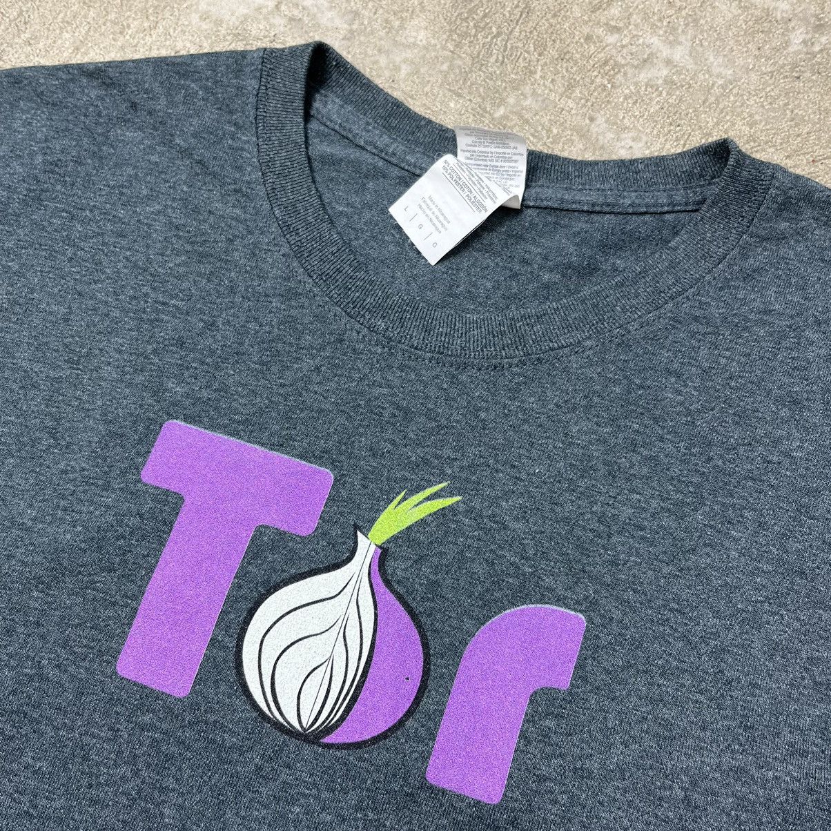 Vintage 2000s TOR DARKNET BROWSER RARE ARCHIVE VINTAGE TEE - № 427 Size US L / EU 52-54 / 3 - 4 Thumbnail