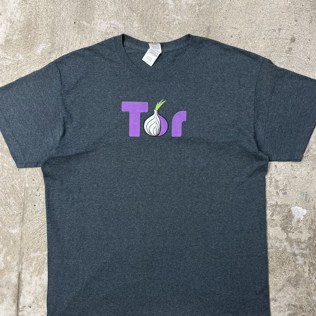 Vintage 2000s TOR DARKNET BROWSER RARE ARCHIVE VINTAGE TEE - № 427 Size US L / EU 52-54 / 3 - 3 Thumbnail