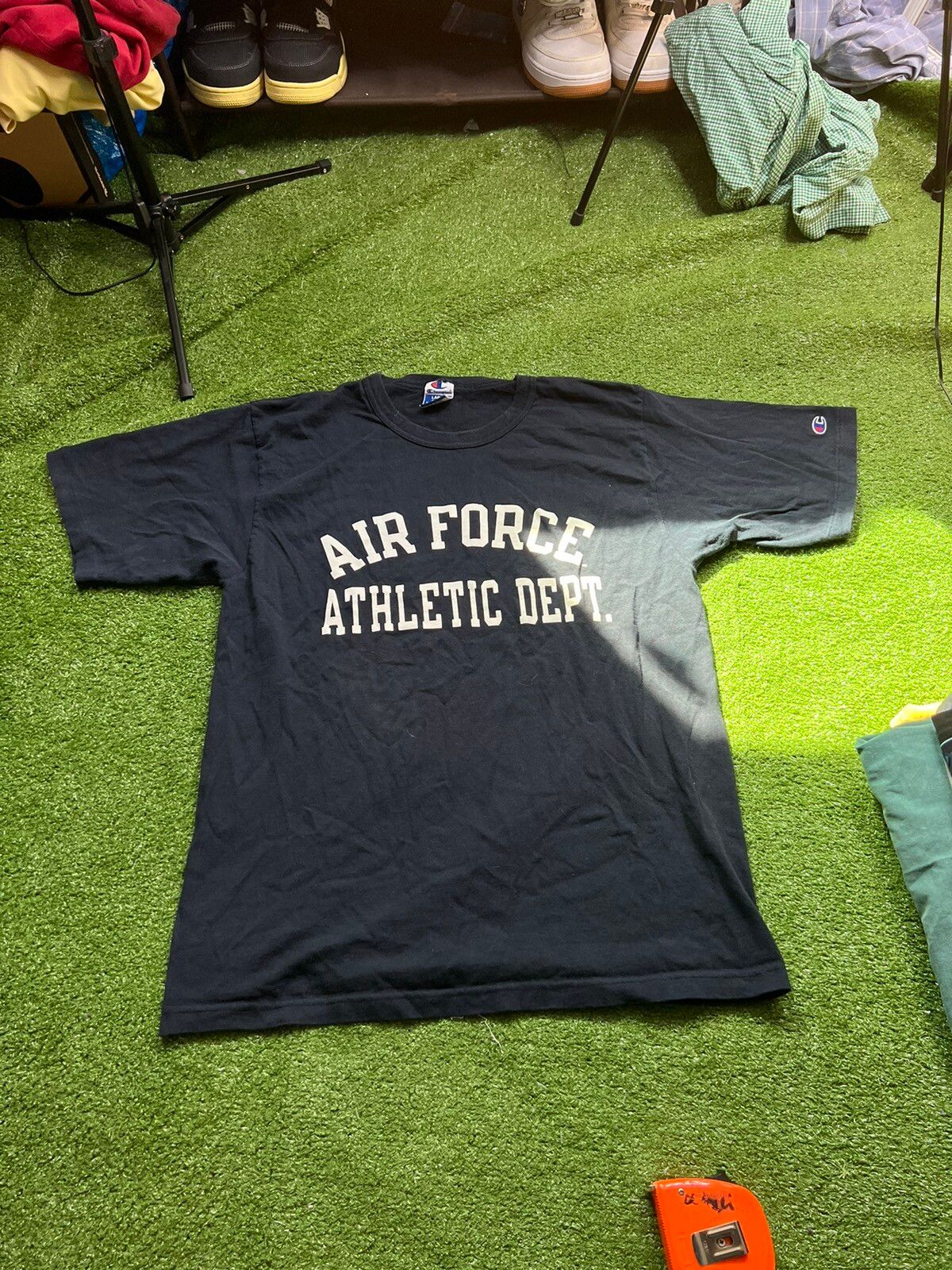Vintage vintage air force athletic dept champion made in usa shirt Size US L / EU 52-54 / 3 - 1 Preview