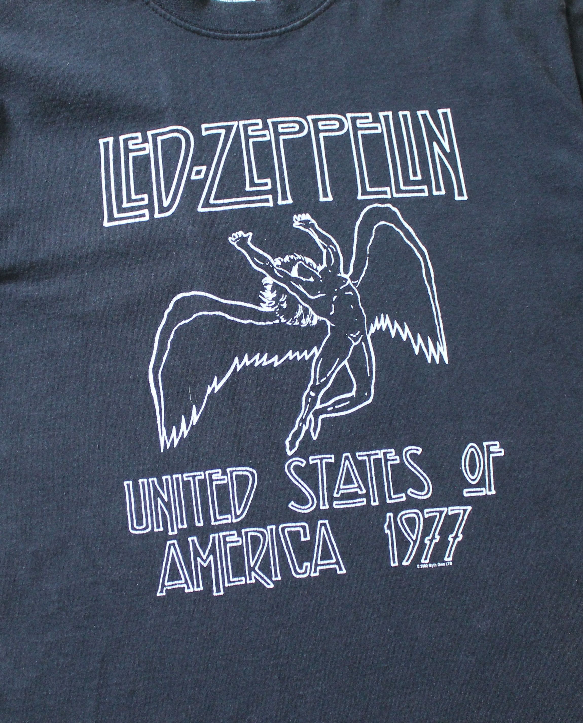 Band Tees Vintage 2000 Led Zeppelin USA 1977 Size US S / EU 44-46 / 1 - 3 Thumbnail