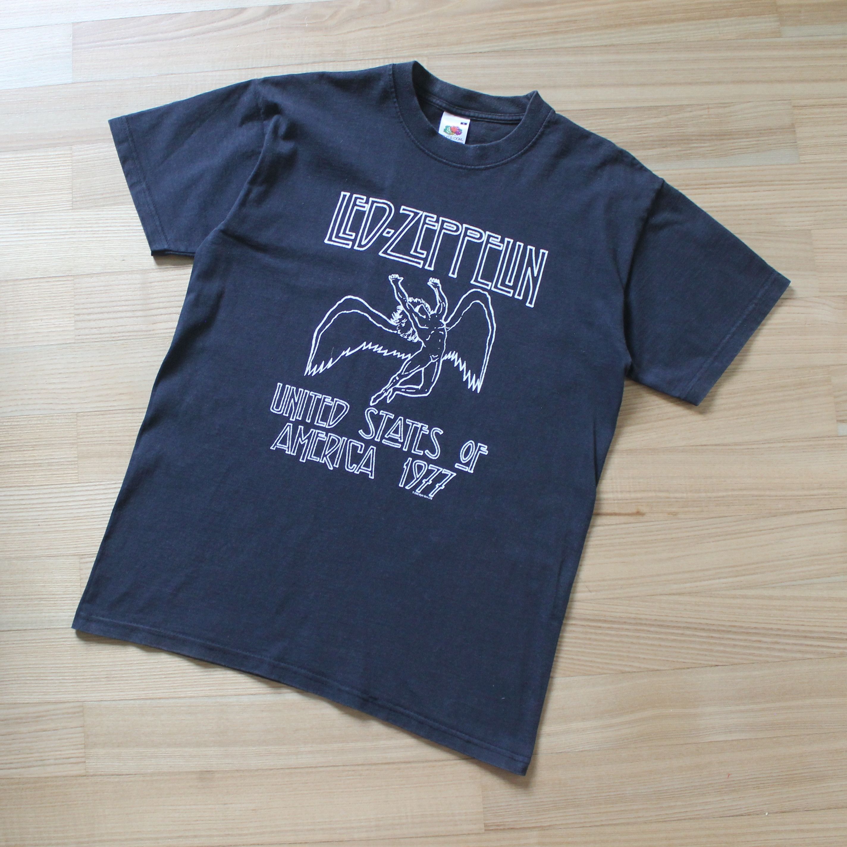Band Tees Vintage 2000 Led Zeppelin USA 1977 Size US S / EU 44-46 / 1 - 2 Thumbnail