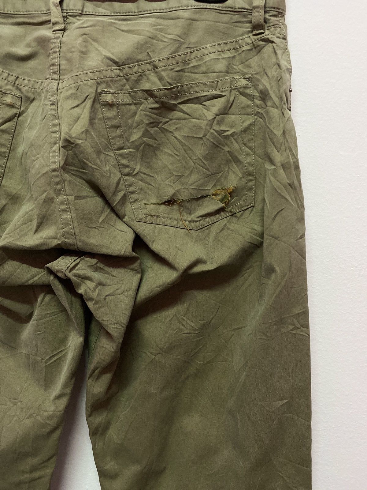 Comme des Garcons × Comme des Garcons Homme Plus Comme des Gargons Distress Pants Nice Design Size US 33 - 5 Thumbnail
