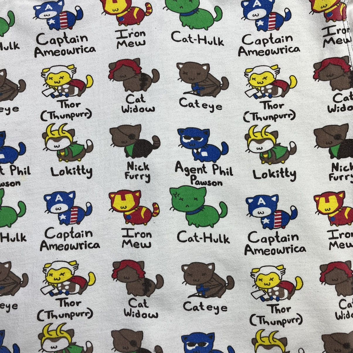 Vintage MARVEL CUTTIE CATS Y2K HOODIE - № 1136 Size US L / EU 52-54 / 3 - 6 Thumbnail